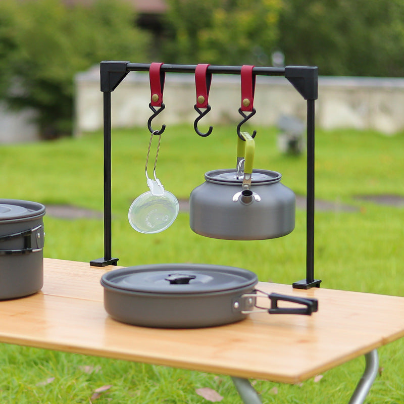 Adjustable Camping Desk Clamp Hanging Rack For Cookware: Elevate Your Outdoor Cooking Experience