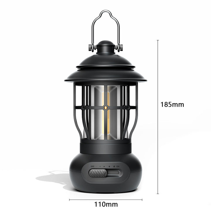 Vintage USB Rechargeable Camping Lantern