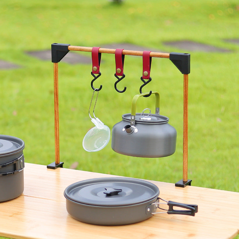 Adjustable Camping Desk Clamp Hanging Rack For Cookware