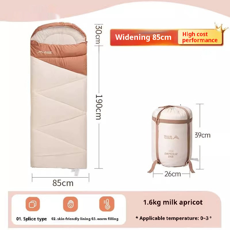 Thickened Warm Cold-Protection Camping Sleeping Bag