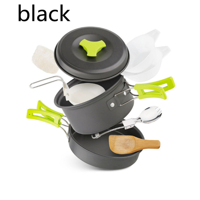 Portable Camping Cookware Set For 1 To 2 People
