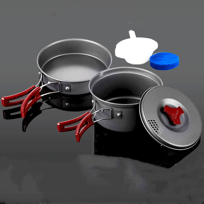 Camping Picnic Cookware Pot Set Outdoor Cooking Set