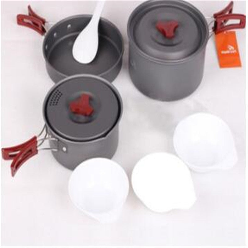 Camping Picnic Cookware Pot Set Outdoor Cooking Set
