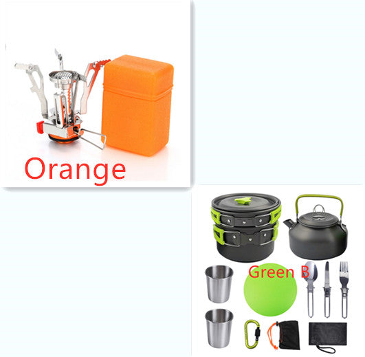 Camping Cookware Travel Cutlery Utensil Set Hiking Picnic Kit