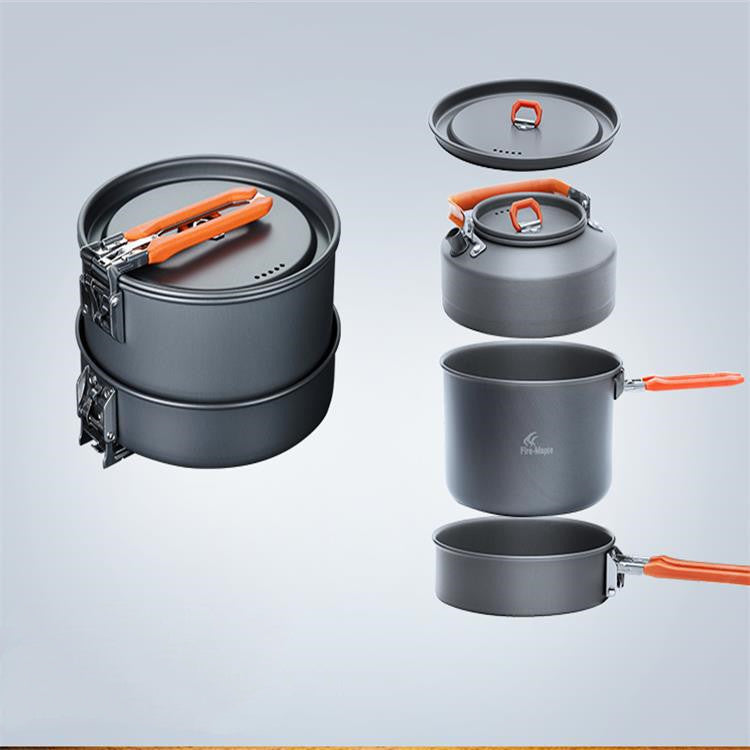 Fire Maple Feast 2 Portable Camping Cookware Set For 2-3 People