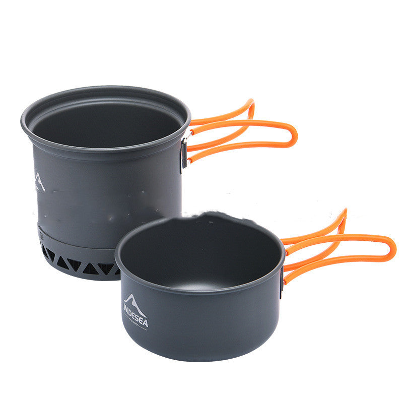 Widesea Camping Cookware Outdoor Travel Pot Utensil Set