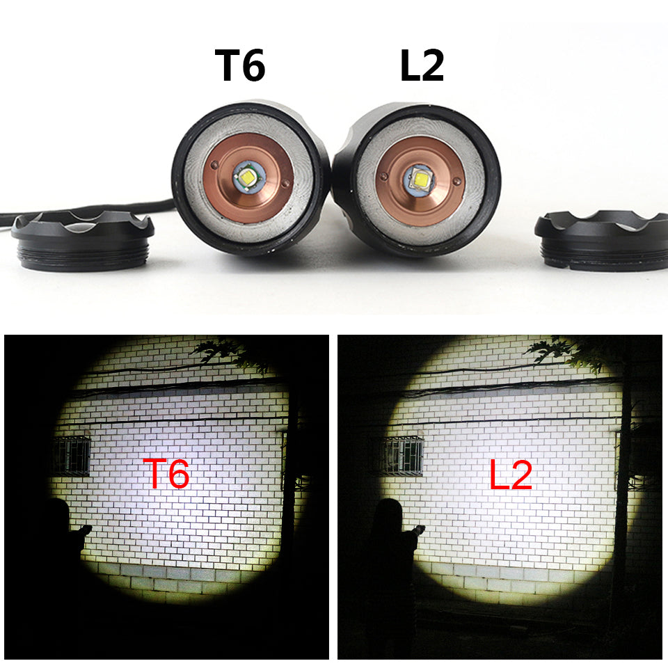 Rechargeable Waterproof Super Bright Tactical Flashlight