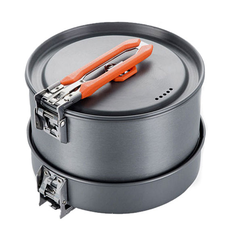 Portable Outdoor Camping Picnic Cookware Set Heat Resistant Set
