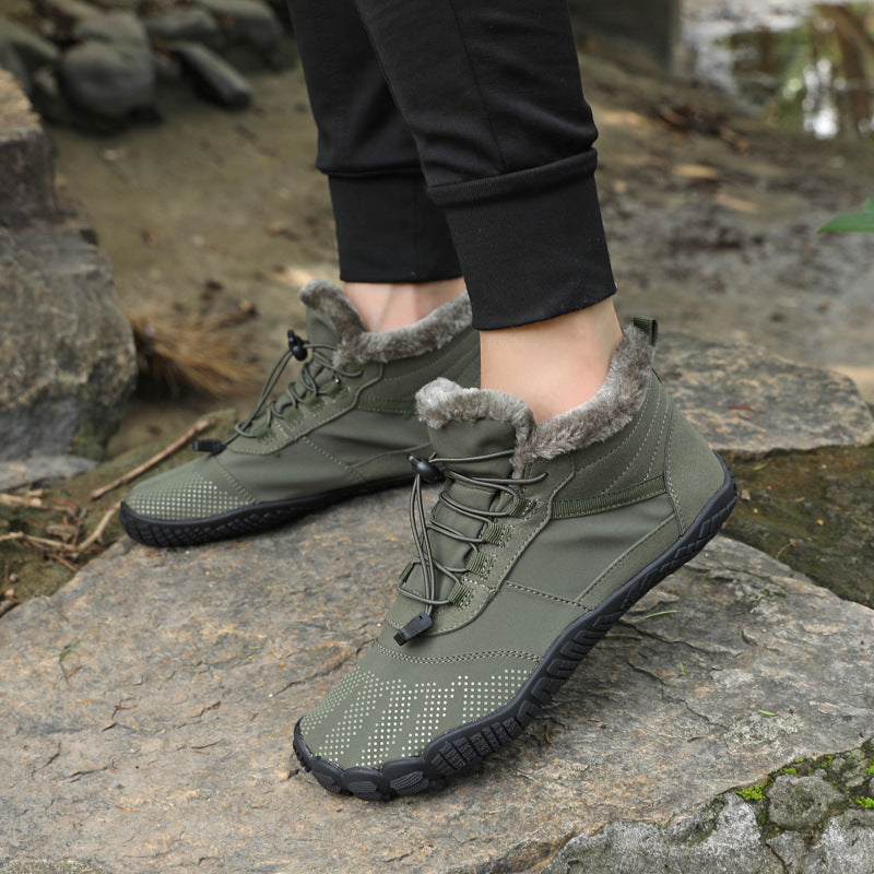 Waterproof Fleece-Lined Non-Slip Winter Hiking Shoes
