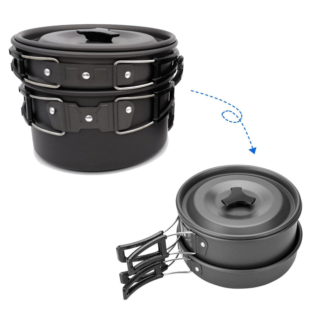Camping Cookware Travel Cutlery Utensil Set Hiking Picnic Kit