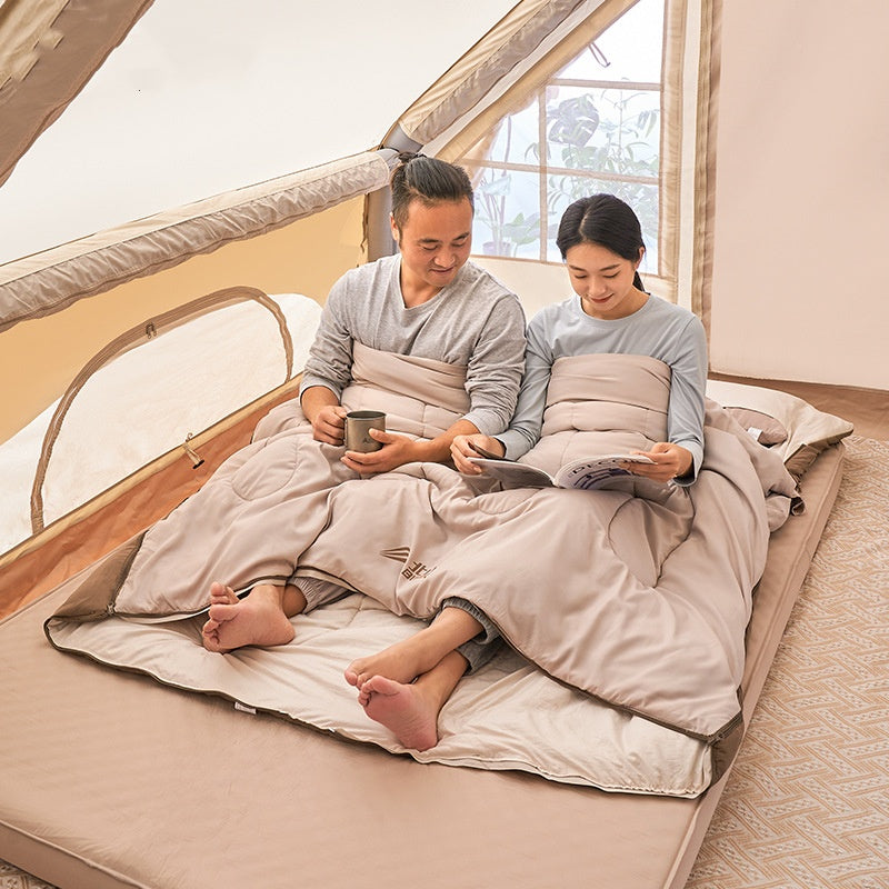 Double Thickened Cold-Protection Camping Sleeping Bag
