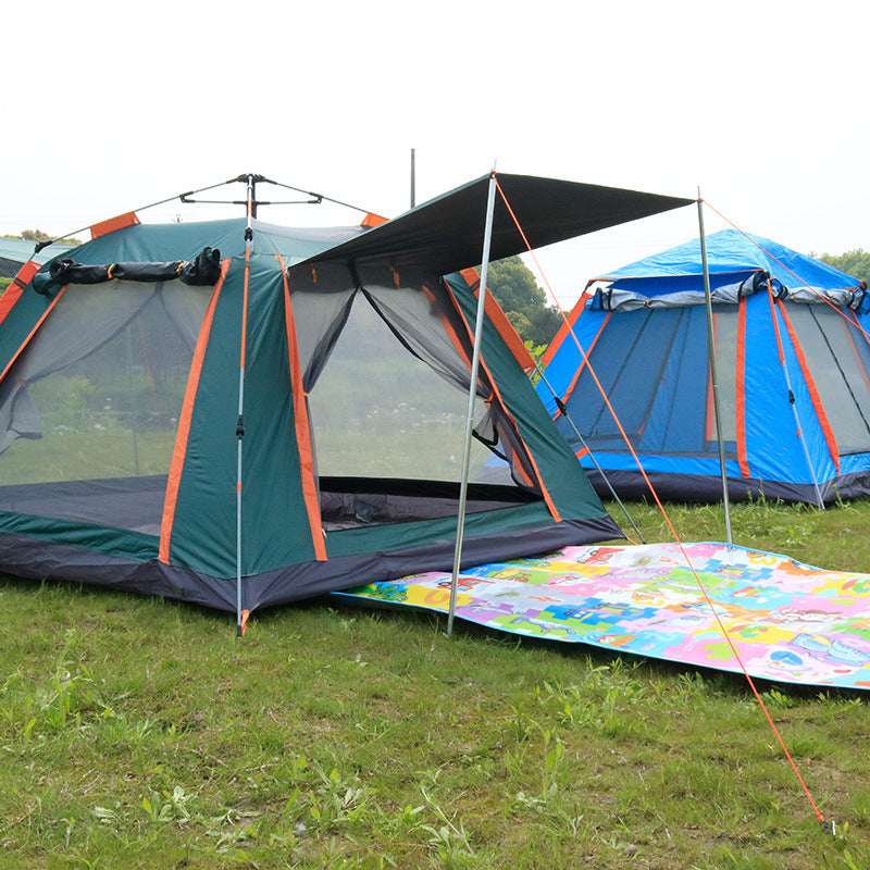 Automatic Quick-Open Waterproof Multi-Person Camping Tent