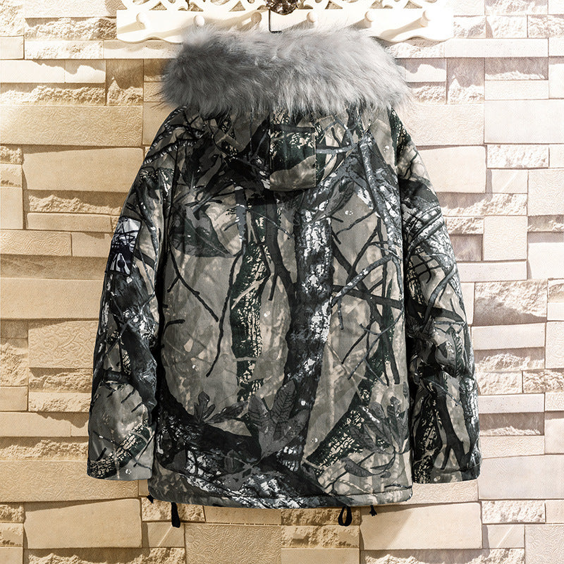 Camouflage Hip Hop Hooded Jacket