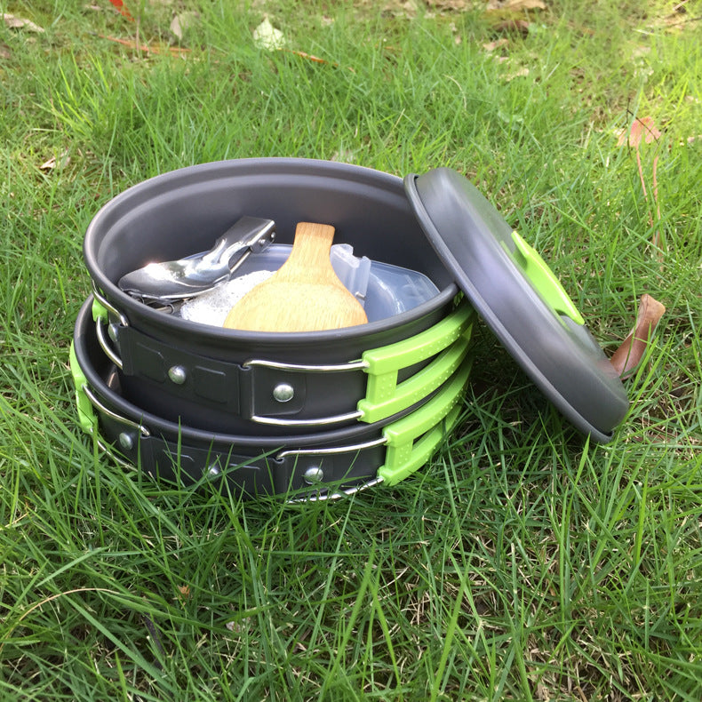 Portable Camping Cookware Set For 1 To 2 People