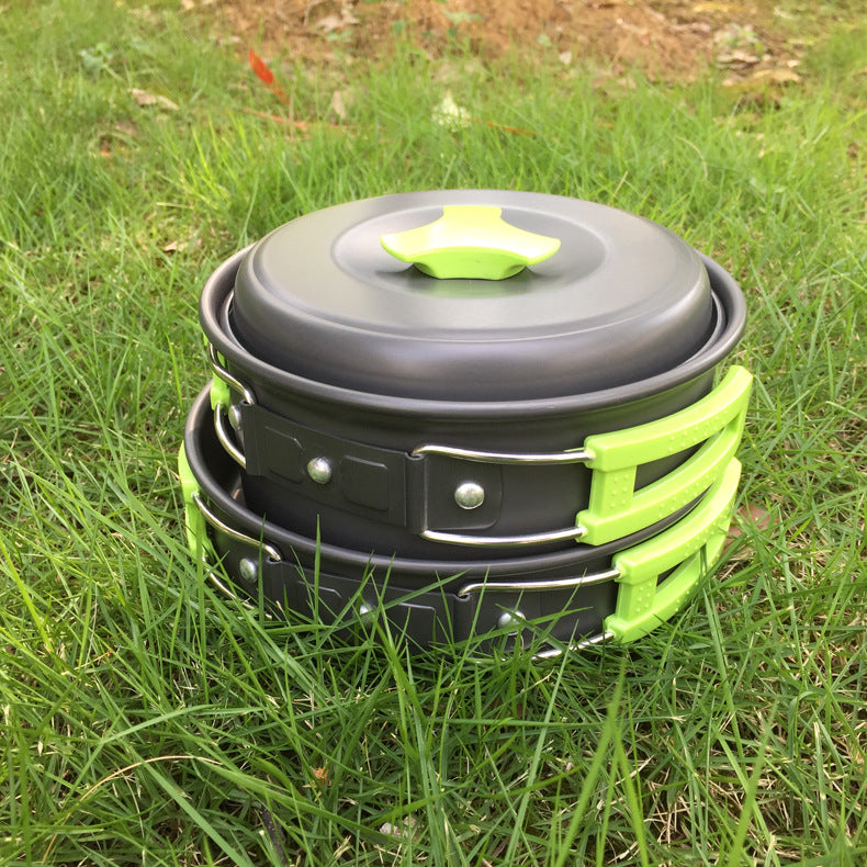 Portable Camping Cookware Set For 1 To 2 People
