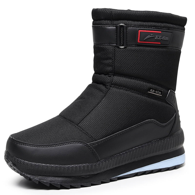 Men’s Waterproof Snow Fleece-Lined Short Ski Boots