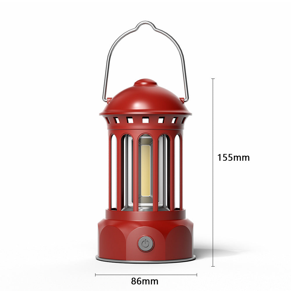 COB Portable Retro Camping Lantern