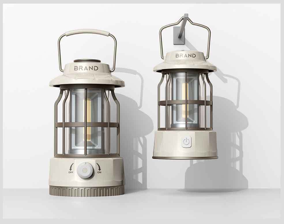 Vintage USB Rechargeable Camping Lantern