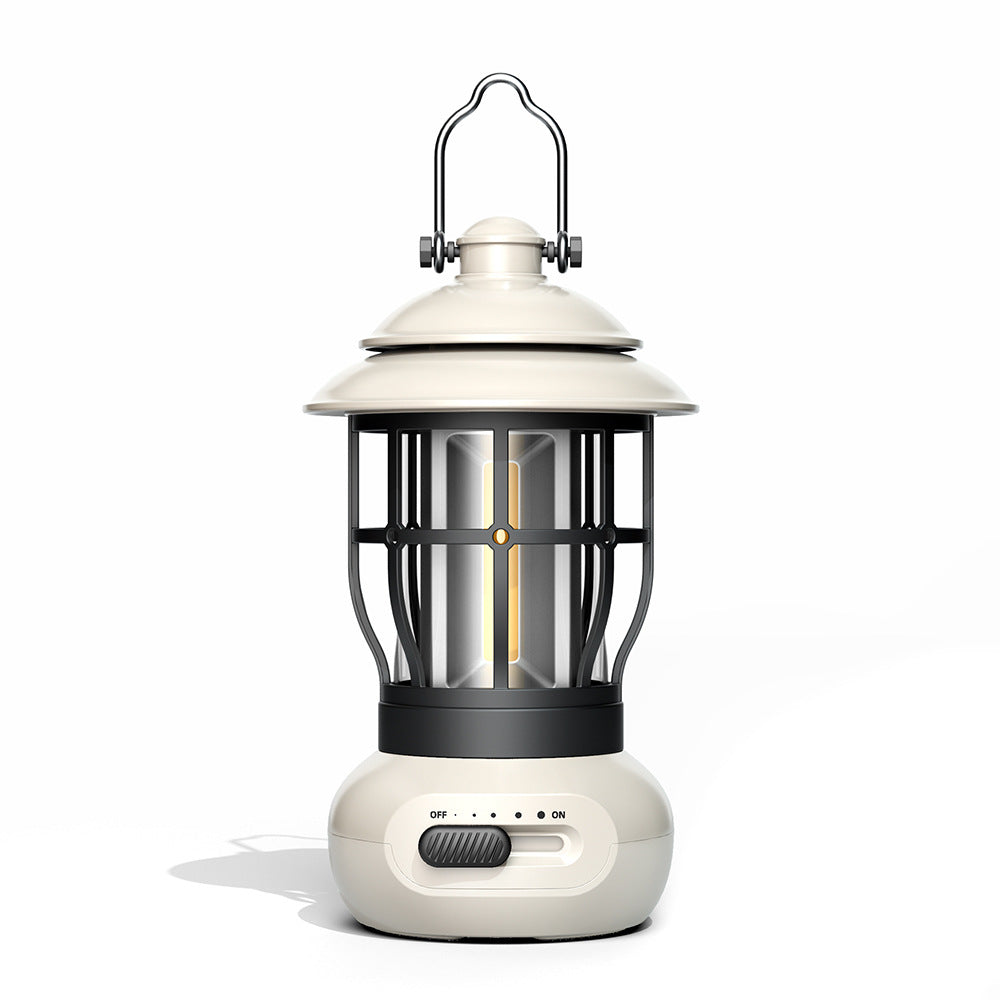 Vintage USB Rechargeable Camping Lantern