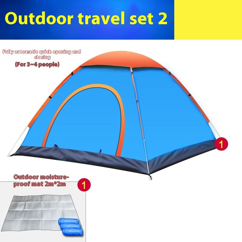 Automatic Double-Door Multi-Person Camping Tent