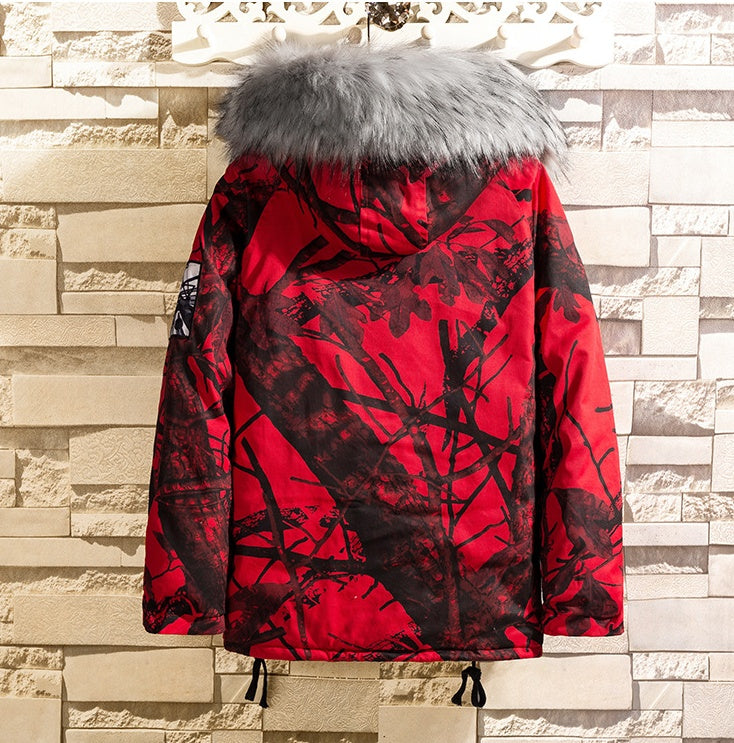 Camouflage Hip Hop Hooded Jacket