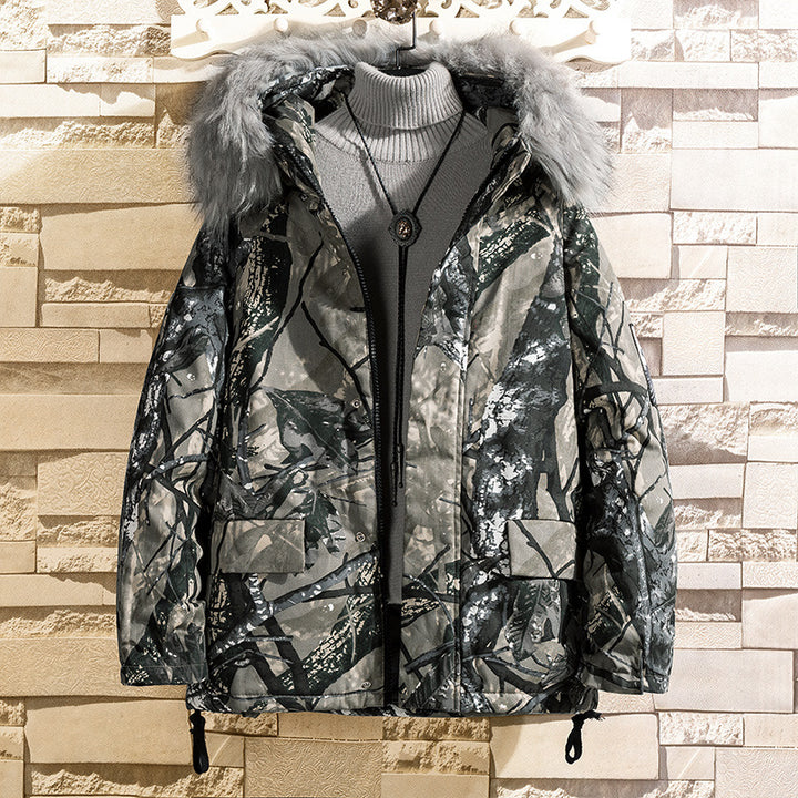 Camouflage Hip Hop Hooded Jacket