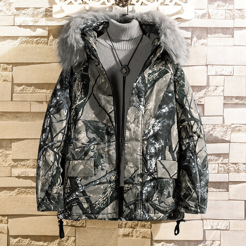Camouflage Hip Hop Hooded Jacket