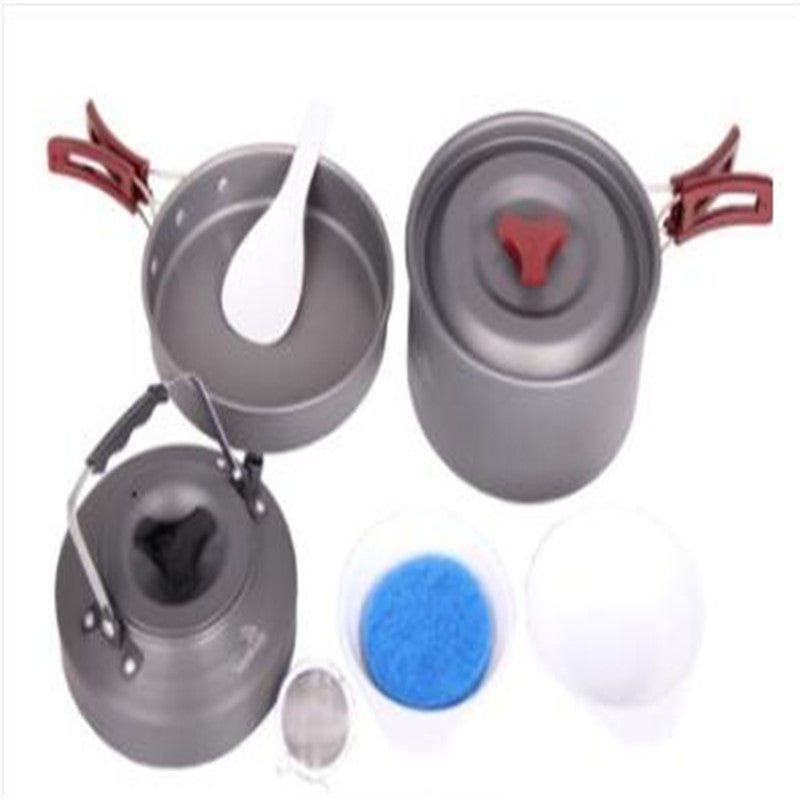 Camping Picnic Cookware Pot Set Outdoor Cooking Set