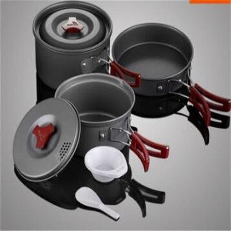 Camping Picnic Cookware Pot Set Outdoor Cooking Set