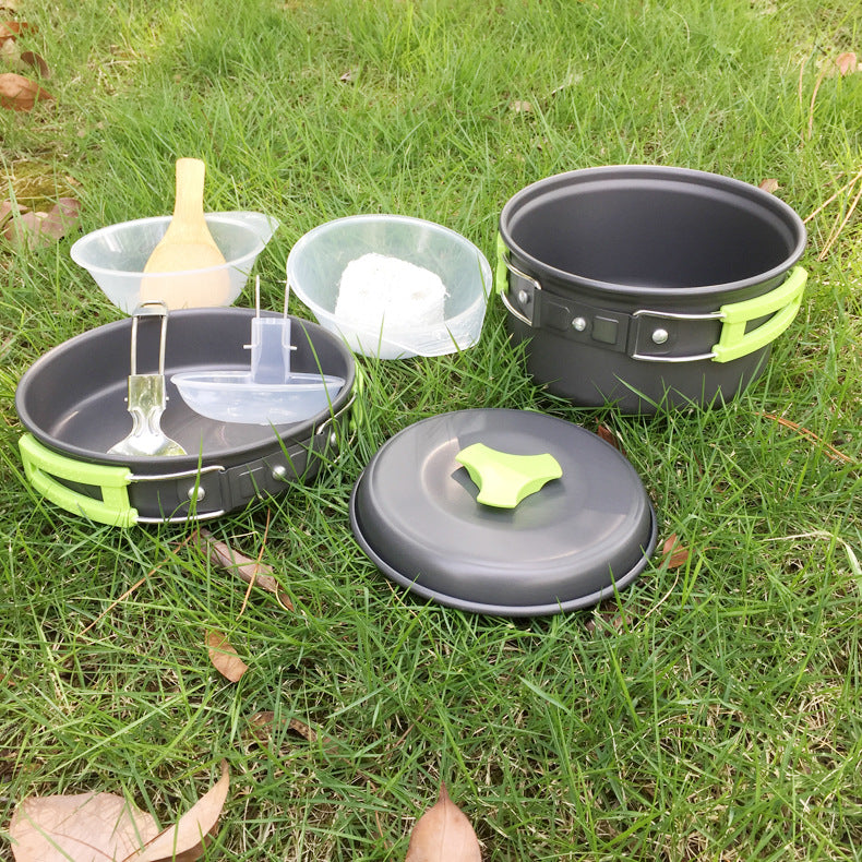 Portable Camping Cookware Set For 1 To 2 People