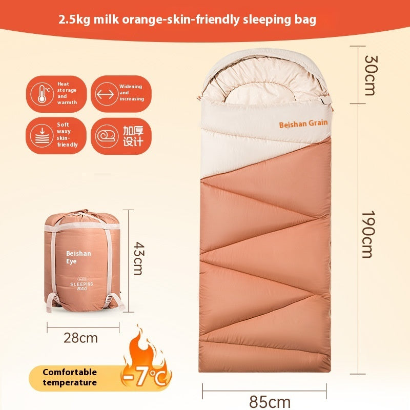 Thickened Warm Cold-Protection Camping Sleeping Bag