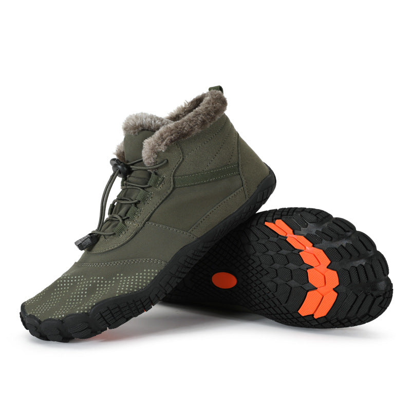 Waterproof Fleece-Lined Non-Slip Winter Hiking Shoes