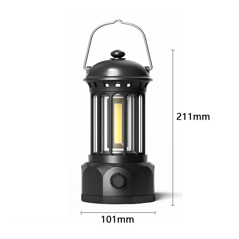 COB Portable Retro Camping Lantern