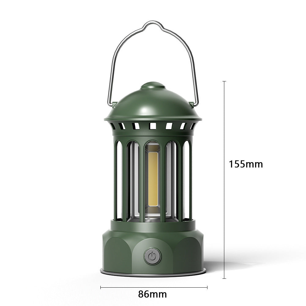 COB Portable Retro Camping Lantern