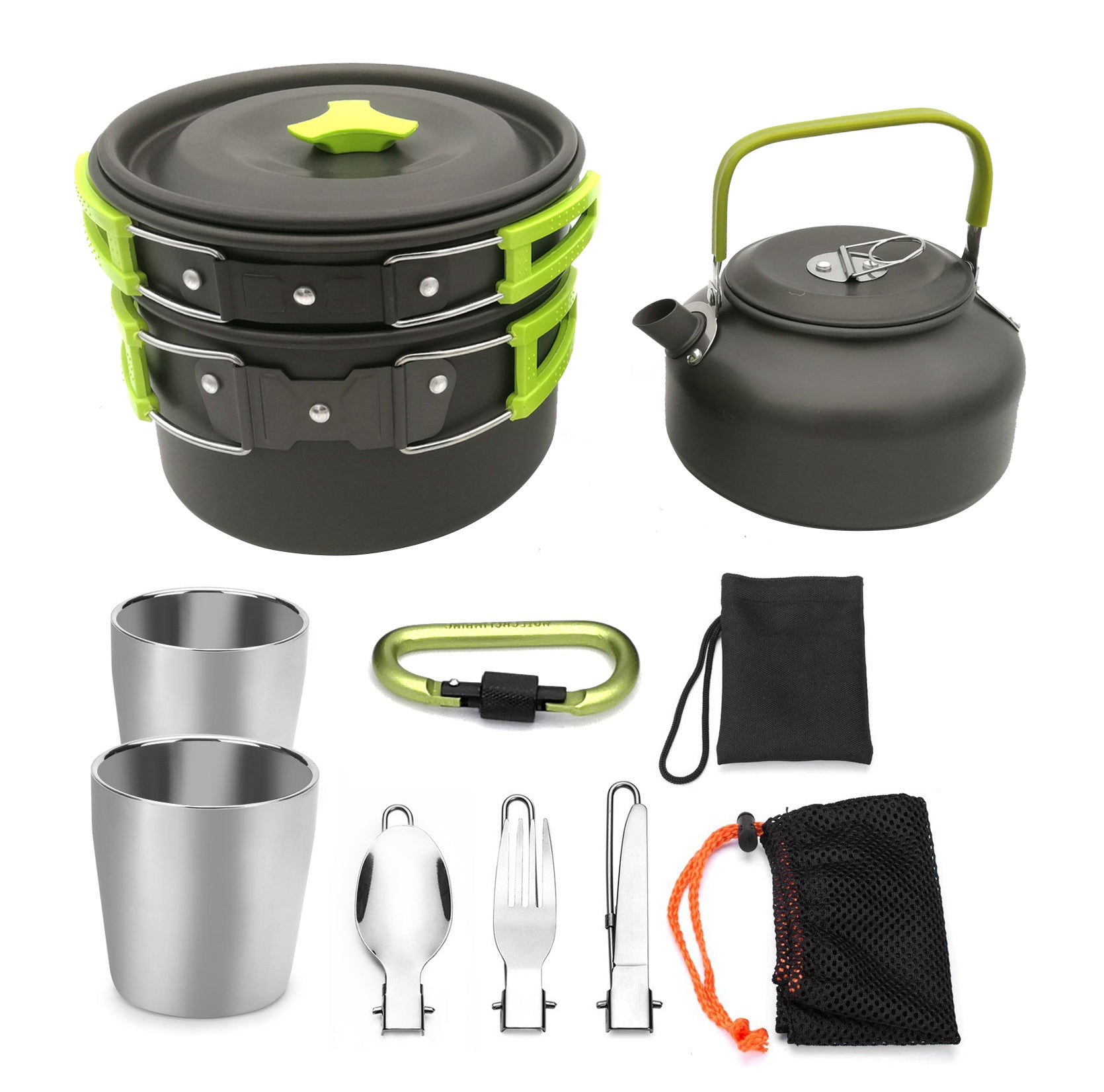 Camping Cookware Travel Cutlery Utensil Set Hiking Picnic Kit