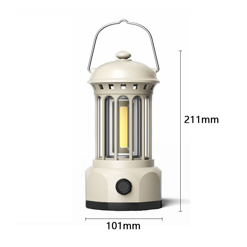 COB Portable Retro Camping Lantern