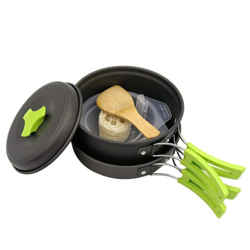 Portable Camping Cookware Set For 1 To 2 People