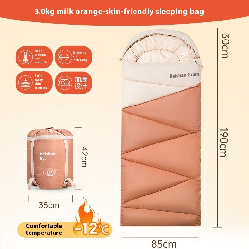 Thickened Warm Cold-Protection Camping Sleeping Bag