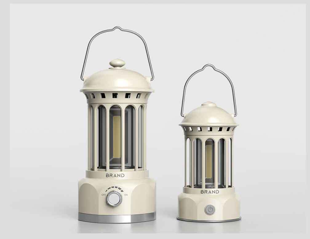 Vintage USB Rechargeable Camping Lantern