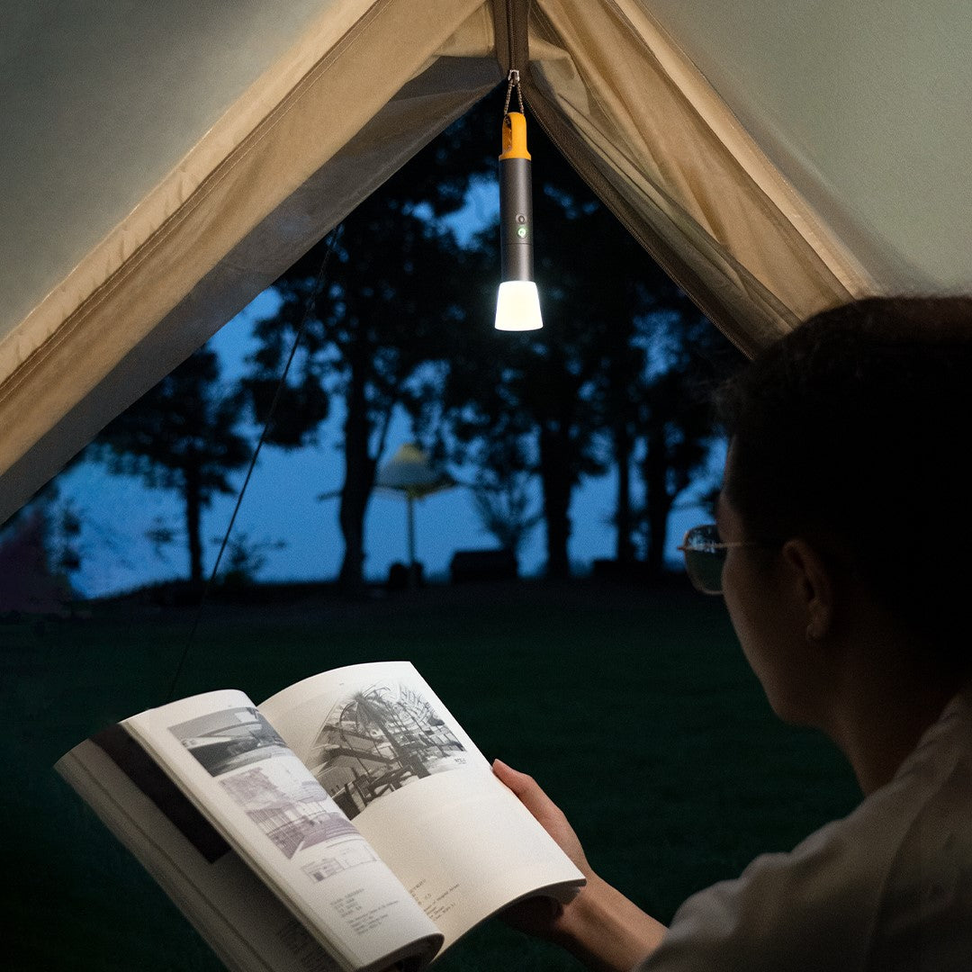 High-Lumen Zoom Camping Flashlight Long Battery Life