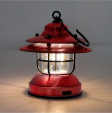 Retro Outdoor Camping USB Rechargeable Lantern Tent Light L-088
