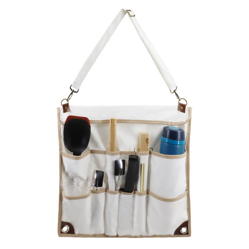 Camping Tableware Set With Foldable Hanging Bag Spatula Spoon