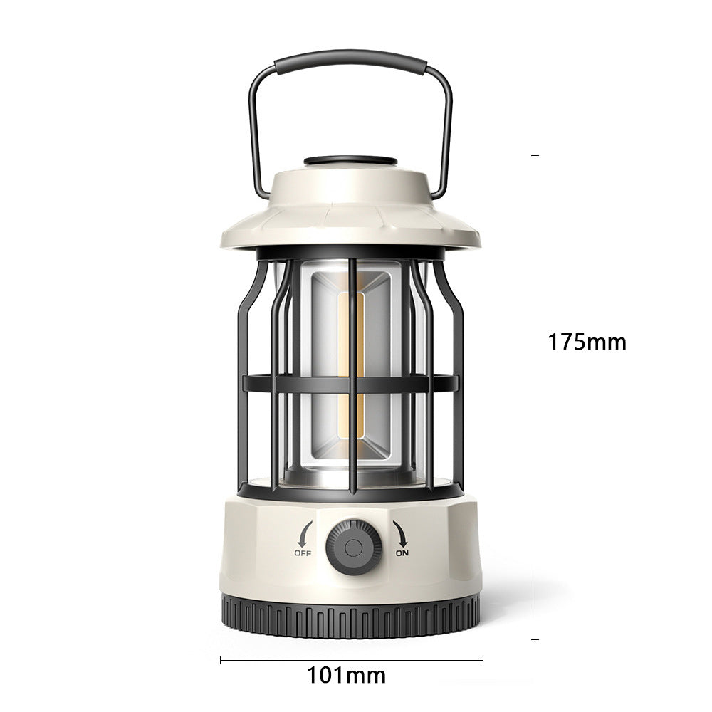 COB Portable Retro Camping Lantern