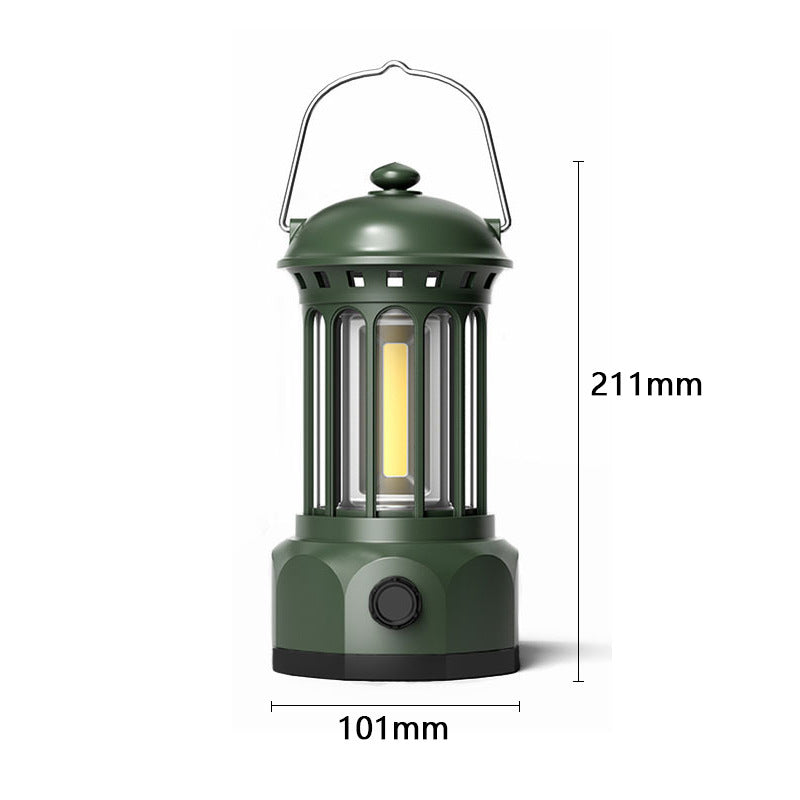 COB Portable Retro Camping Lantern
