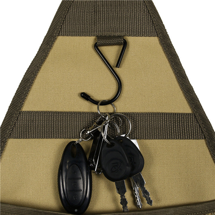 Camping Tableware Set With Foldable Hanging Bag Spatula Spoon