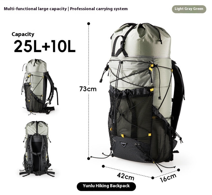 35L Outdoor Mountaineering Hiking Backpack Large Capacity