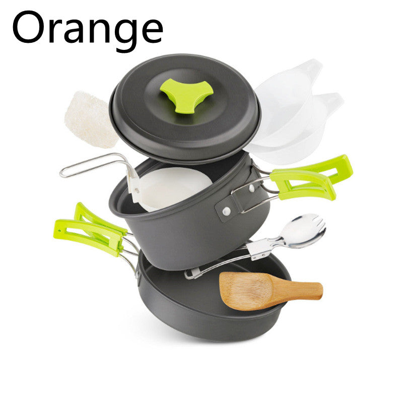 Portable Camping Cookware Set For 1 To 2 People
