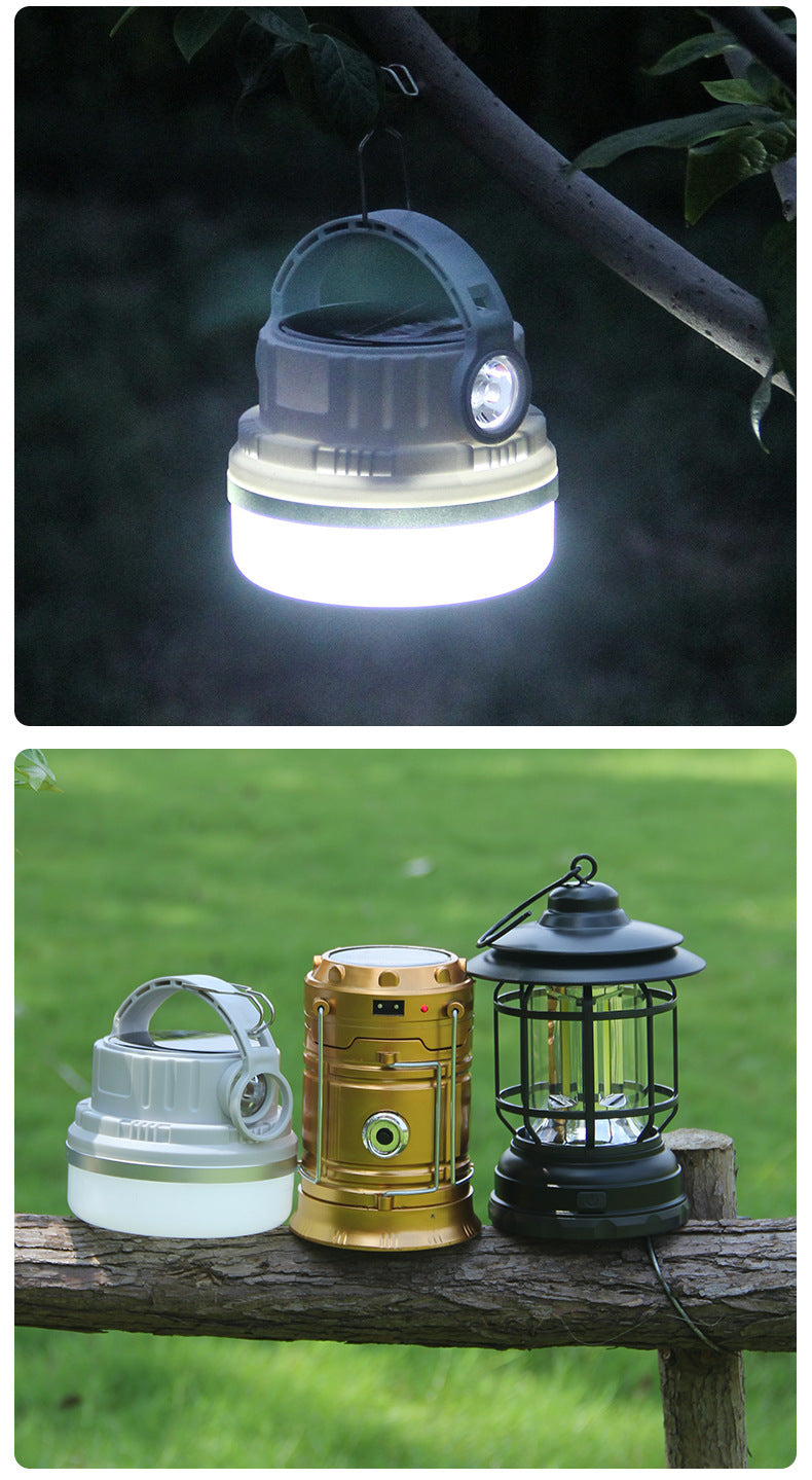 Retro Revolving Rechargeable Camping Lantern