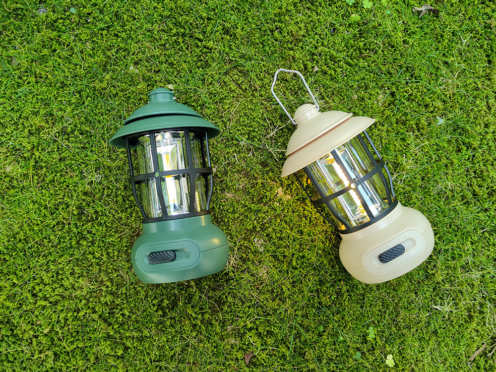 Vintage USB Rechargeable Camping Lantern